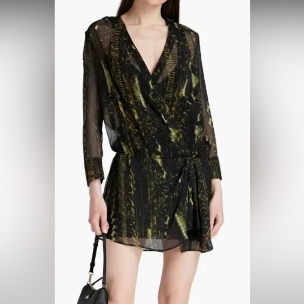 IRO Akley tunic mini dress SZ 40/ US 8